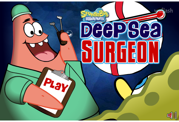 스폰지밥 딥 씨 서젼 (SpongeBob Deep Sea Surgeon) 게임 화면 1