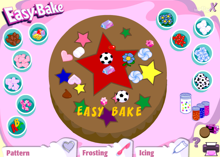 이지 베이크 (Easy-Bake) 게임 화면 2