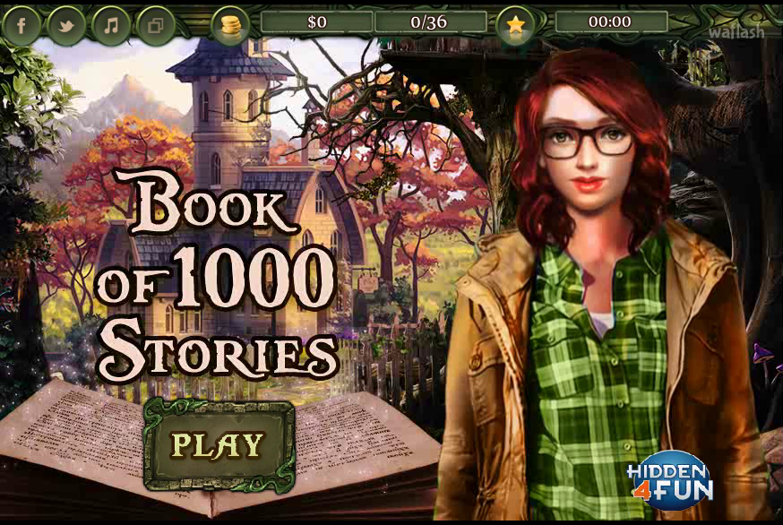 Hidden4Fun 숨은그림찾기 - Book of 1000 Stories 게임 화면 1