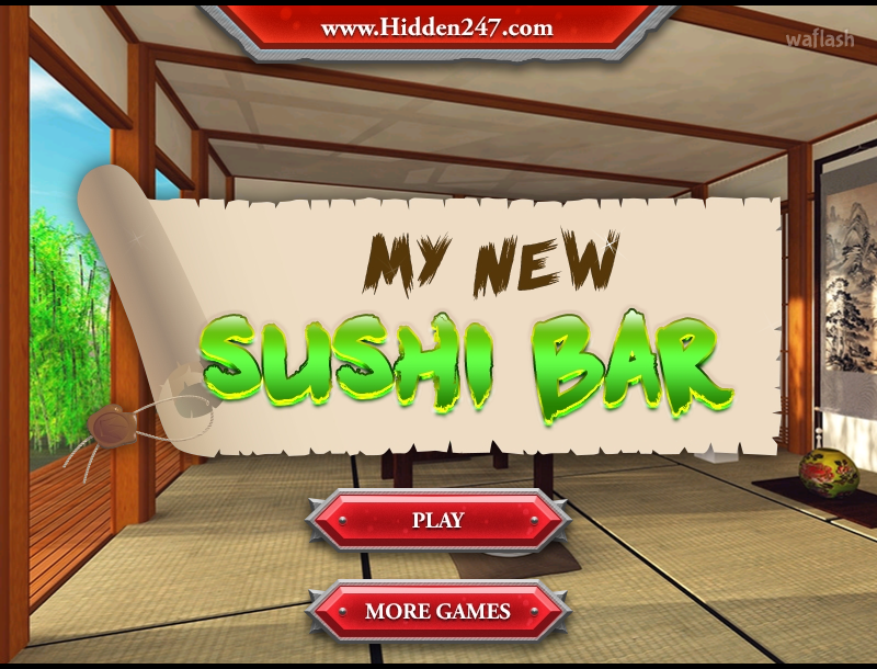 숨은그림찾기,틀린그림찾기 - My New Sushi Bar 게임 화면 1