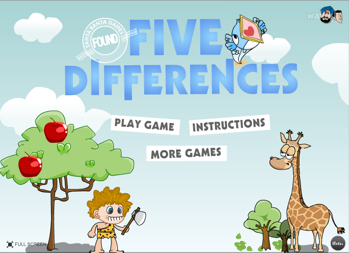 틀린그림찾기 - Five Differences 게임 화면 1