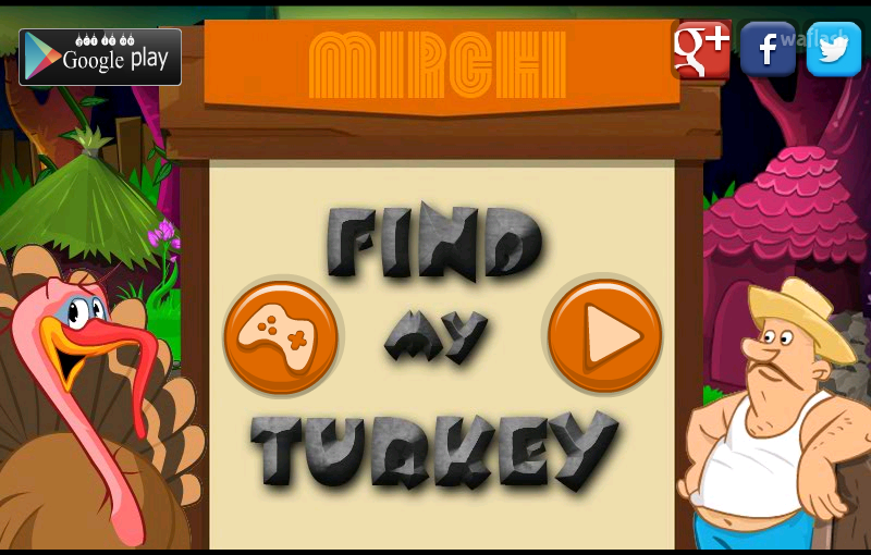 칠면조 찾기 (MIRCHI Find My Turkey) 게임 화면 1