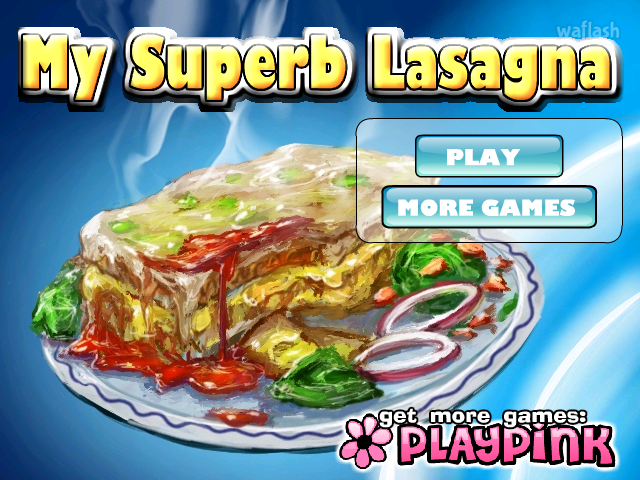 나의 맛있는 라쟈냐 (My Superb Lasagna) 게임 화면 1