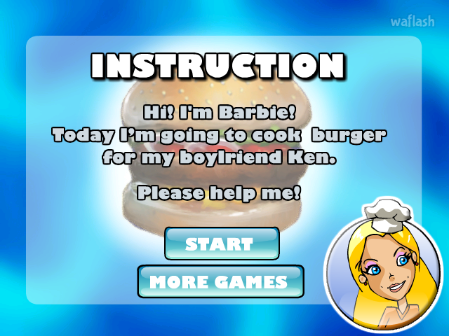 바비 버거스 (Barbie Burgers) 게임 화면 2