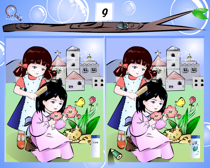 틀린그림찾기 게임 화면 2