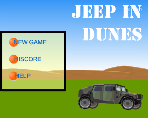 지프 인 듄스 (Jeep In Dunes) 게임 화면 1