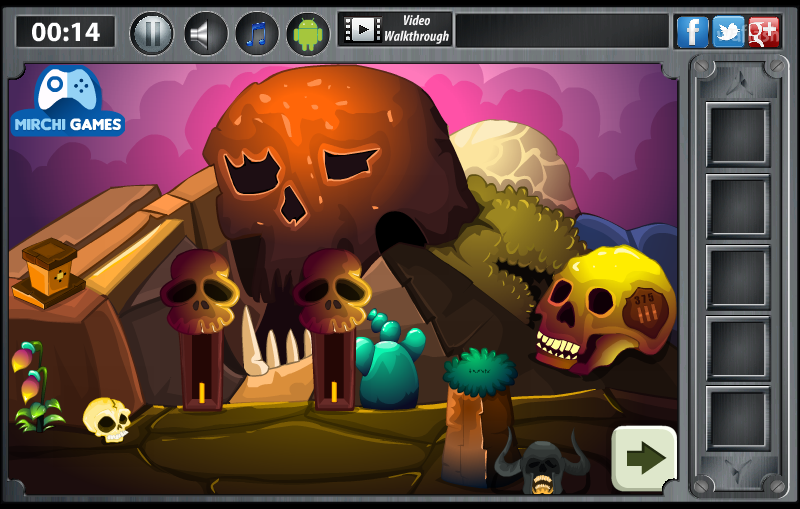 MIRCHI 스컬 랜드 이스케이프 (Skull Land Escape) 게임 화면 2