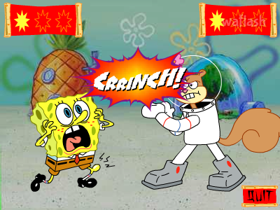 스폰지밥 가라테 콘테스트 (SpongeBob's Kah Rah Tay Contest) 게임 화면 2