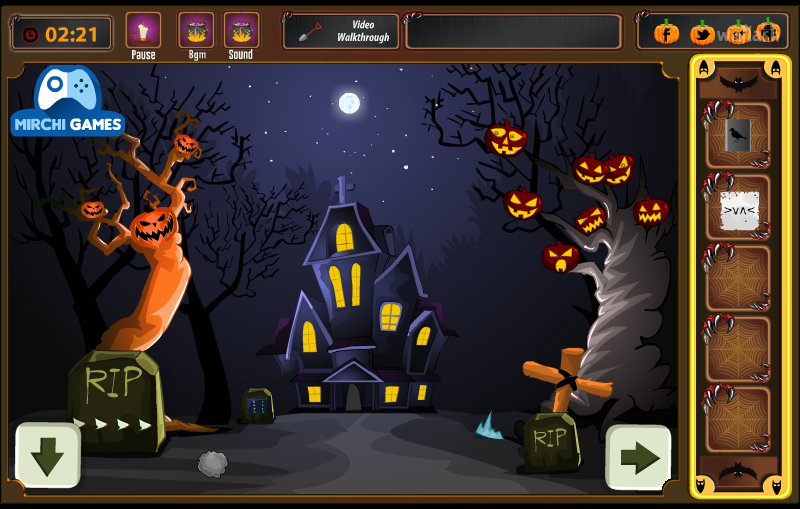 MIRCHI Find Spooky Treasure Witch Relief 게임 화면 2