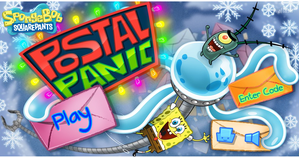스폰지밥 포스탈 패닉 (SpongeBob: Postal Panic) 게임 화면 1