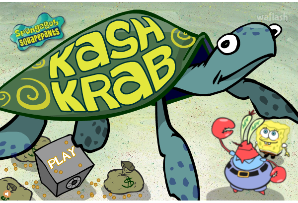 스폰지밥 Kash Krab 게임 화면 1