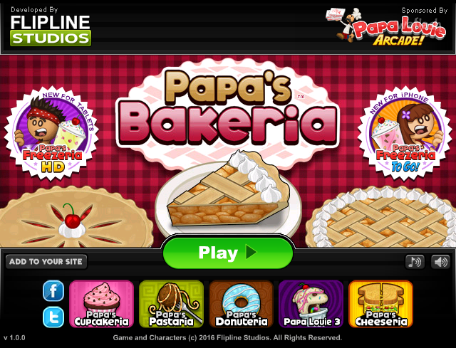 파파스 베이커리아 - Papa's Bakeria 게임 화면 1
