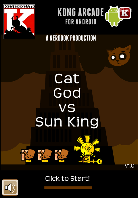 고양이신 vs 태양신 - Cat God vs Sun King 게임 화면 1