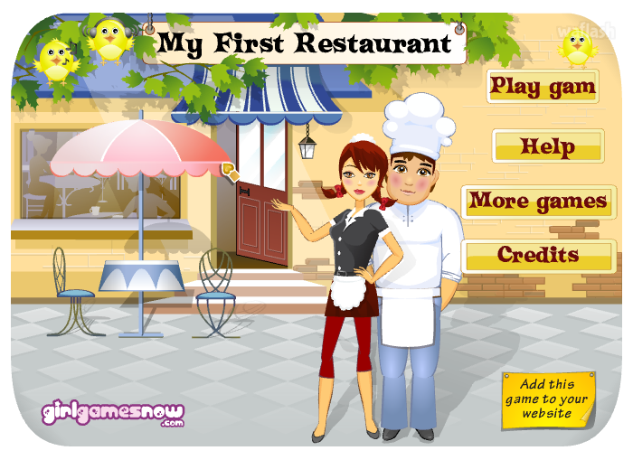 마이 퍼스트 레스토랑 (My First Restaurant) 게임 화면 1