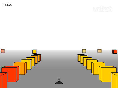 큐브필드 (Cubefield) 게임 화면 2