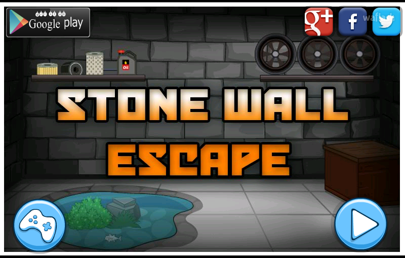 MIRCHI 스톤 월 이스케이프 (Stone Wall Escape) 게임 화면 1