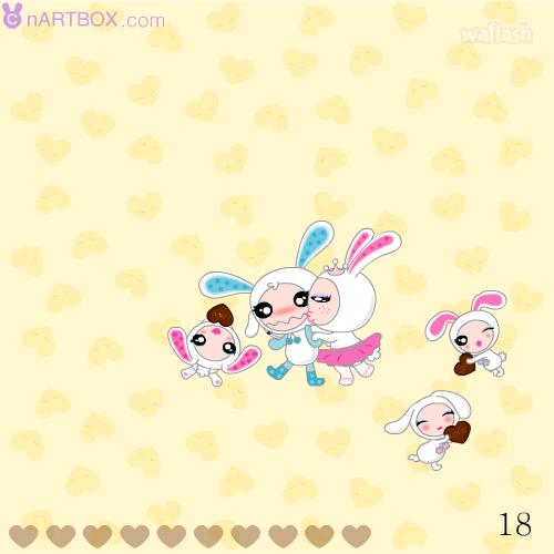 발렌타인데이 쵸코렛을 잡아라! - 엔아트박스 게임 화면 2