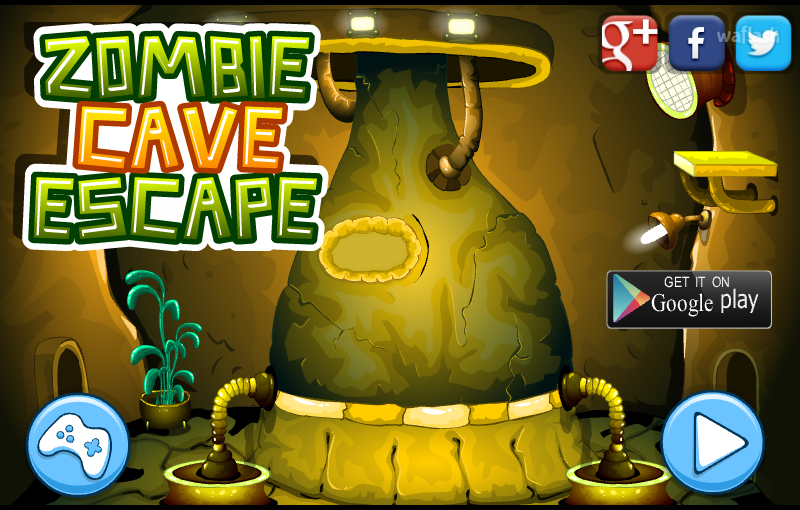 MIRCHI 좀비 동굴 탈출 (Zombie Cave Escape) 게임 화면 1