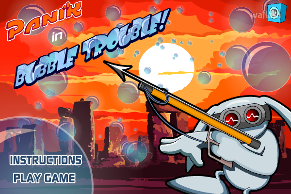 Panik in Bubble Trouble 게임 화면 1