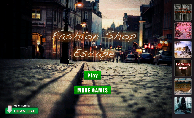 패션숍 탈출 (Fashion Shop Escape) - FreeRoomEscape 게임 화면 1