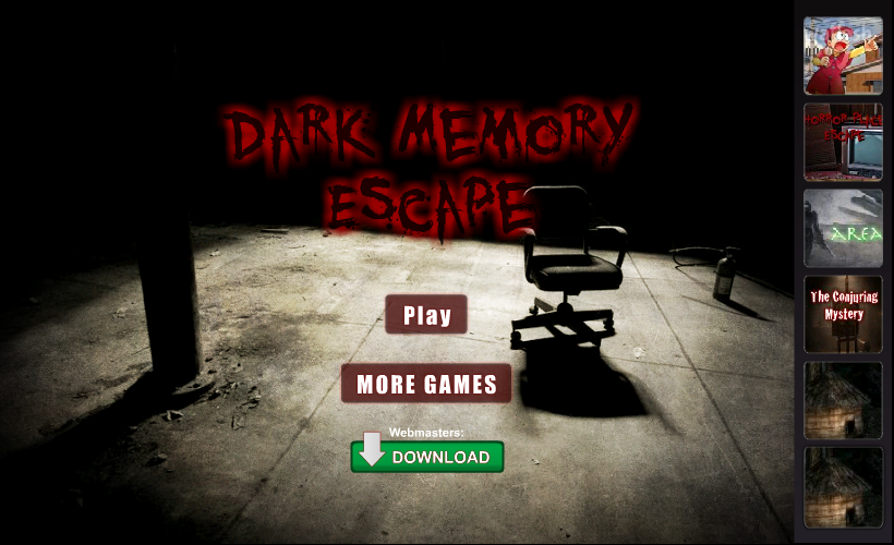 다크 메모리 이스케이프 (Dark Memory Escape) - FreeRoomEscape 게임 화면 1