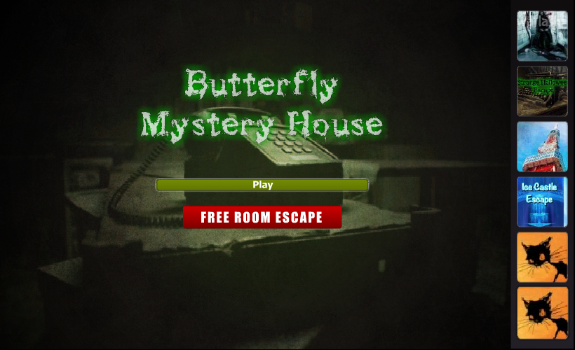 버터플라이 미스터리 하우스 (Butterfly Mystery House) - FreeRoomEscape 게임 화면 1