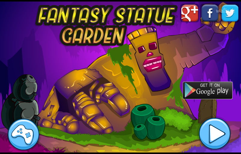 MIRCHI 판타지 조각상 정원 탈출 (Fantasy Statue Garden) 게임 화면 1