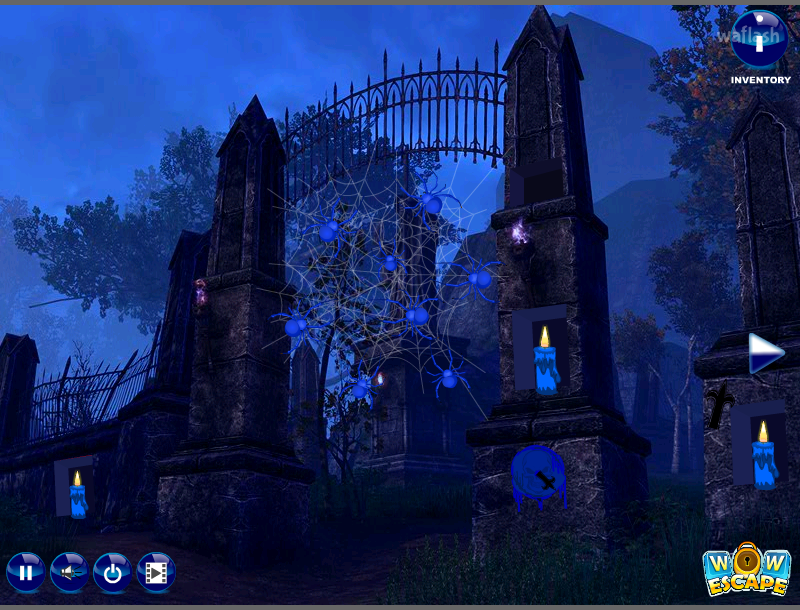 버려진 공동묘지 탈출 (Abandoned Graveyard Escape) 게임 화면 2