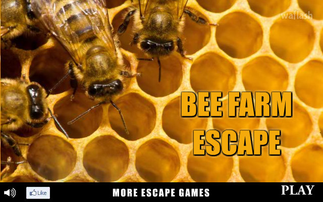 꿀벌 농장 탈출 (Bee Farm Escape) 게임 화면 1
