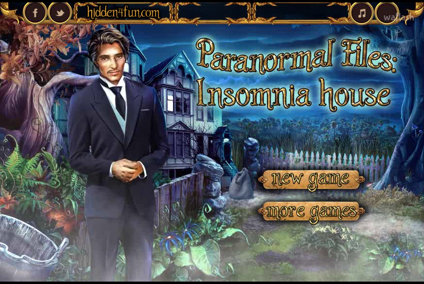 Hidden4fun 숨은그림찾기 - Paranormal Files Insomnia house 게임 화면 1