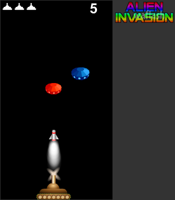 에일리언 인베이젼 (Alien Invasion) 게임 화면 2