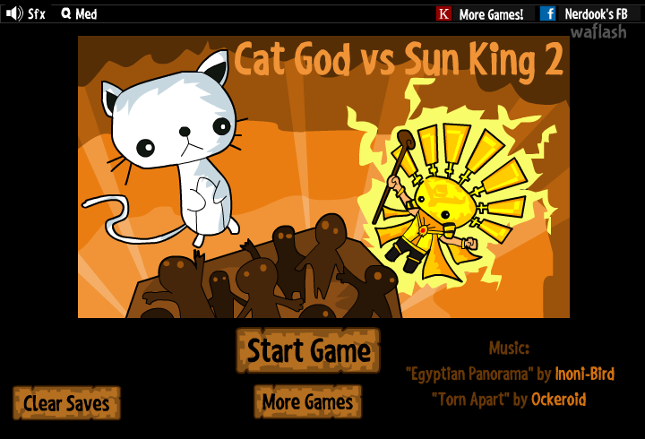 고양이신 vs 태양신 2 (Gat God vs Sun King 2) 게임 화면 1