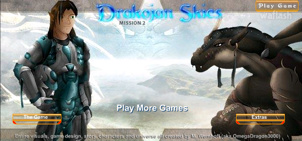 드라코잔스키 2 (Drakojan Skies Mission 2) 게임 화면 1