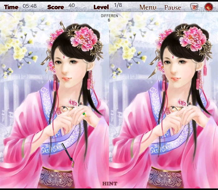 틀린그림찾기 Flower And The Beauty 게임 화면 2