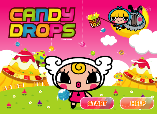 요조 캔디 드롭스 (Yojo Candy Drops) 게임 화면 1