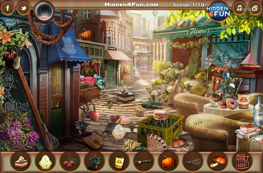 Hidden4fun 숨은그림찾기 - Martha's Restaurant 게임 화면 2