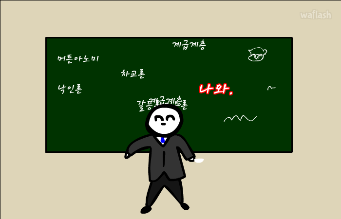 선생님 몰래 춤추기 게임 화면 2