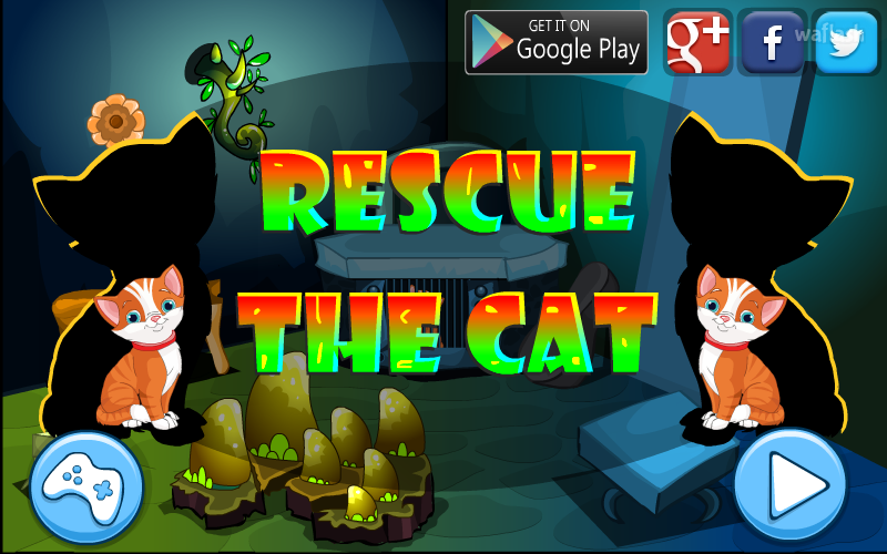 MIRCHI 고양이 구하기 (Rescue The Cat) 게임 화면 1