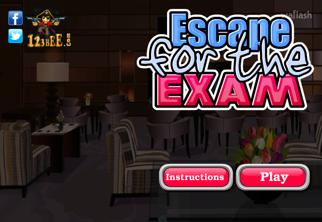 123BEE 시험 탈출 (Escape for the Exam) 게임 화면 1