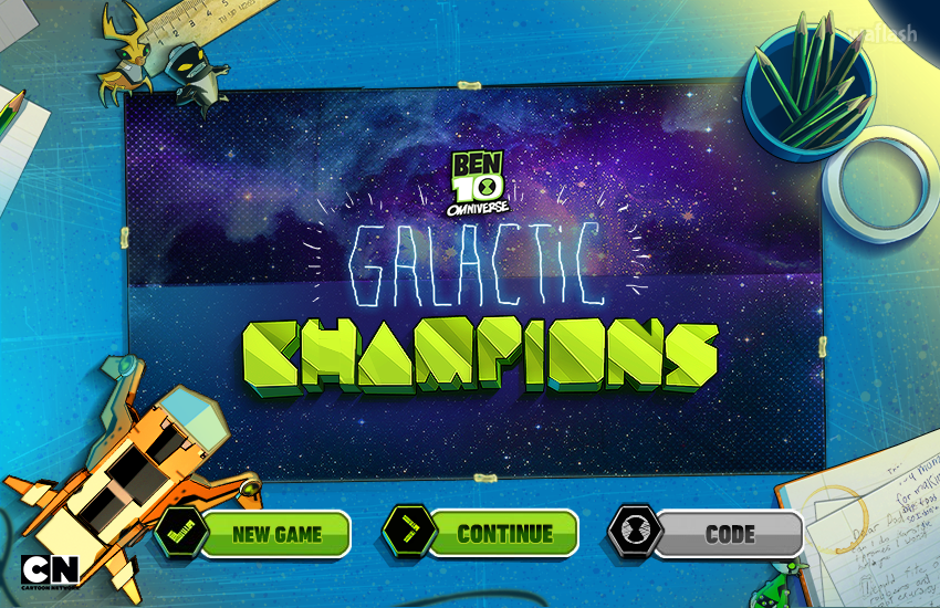 벤10: 은하계 챔피언 (Ben 10 Omniverse: Galactic Champions) 게임 화면 1