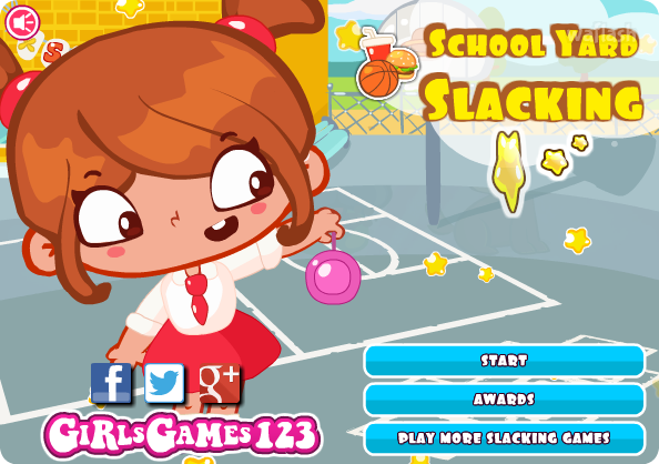 스쿨 야드 슬래킹 (School Yard Slacking) 게임 화면 1