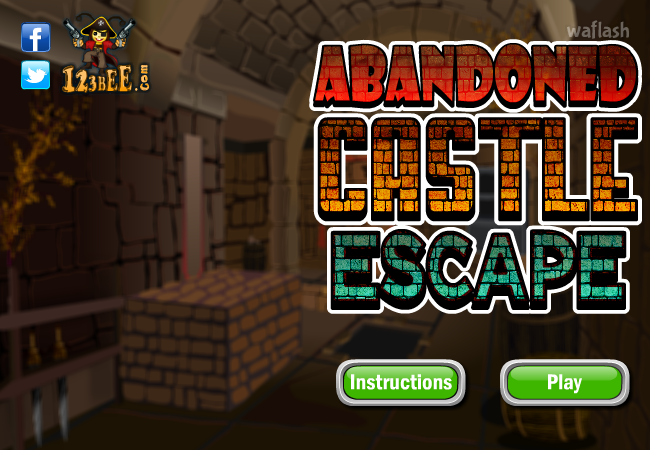123BEE 버려진 성 탈출 (Abandoned Castle Escape) 게임 화면 1